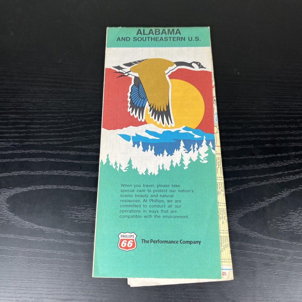 Alabama And Southeastern U.S.‎ Phillips 66 Map